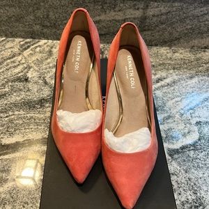 Coral Kenneth Cole heels